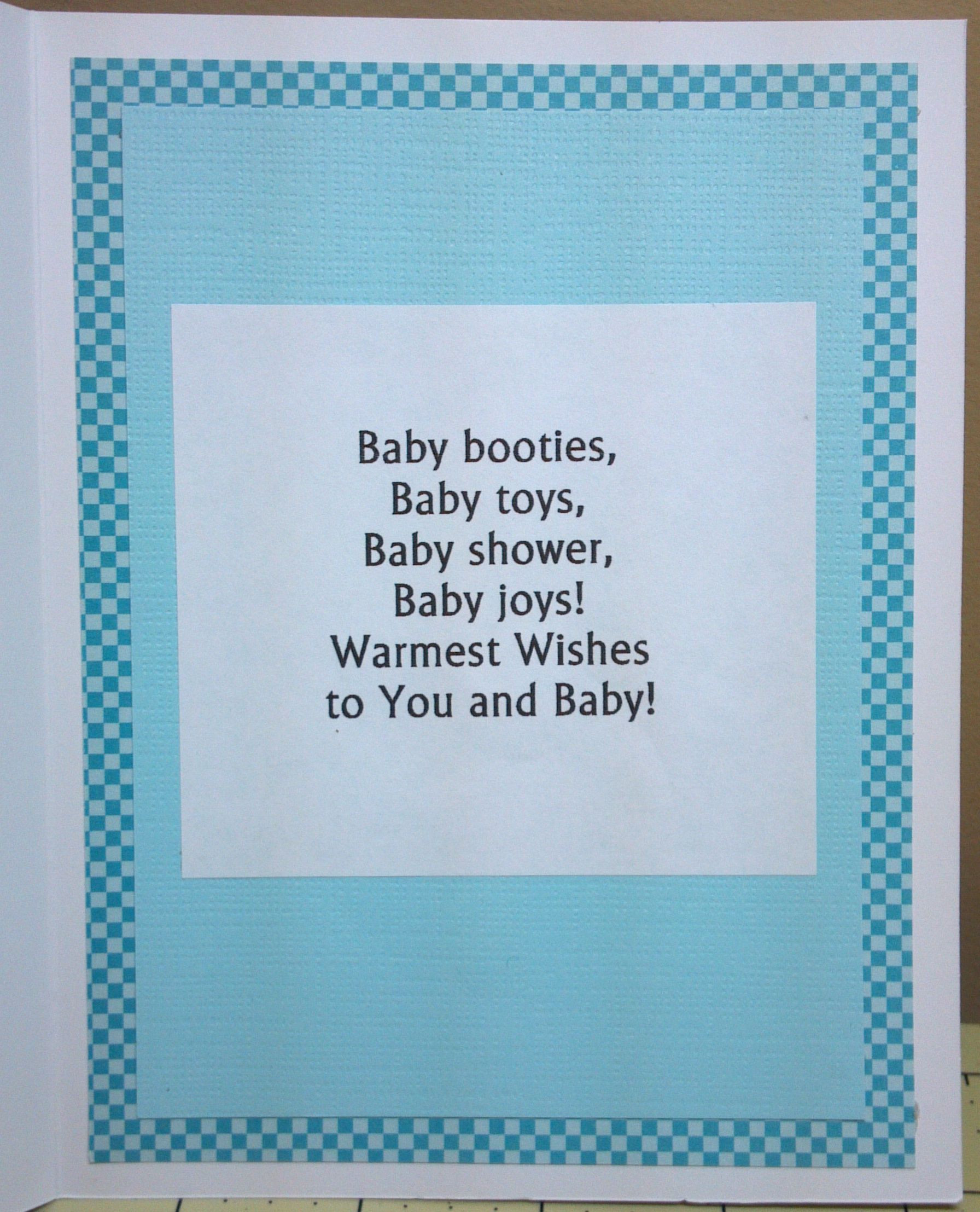 New Baby Gift Message
 baby shower verses for cards Google Search