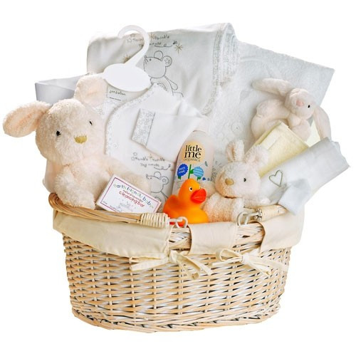 New Baby Gifts Delivered
 Angelic White Baby Gift Hamper FREE Delivery to Dubai