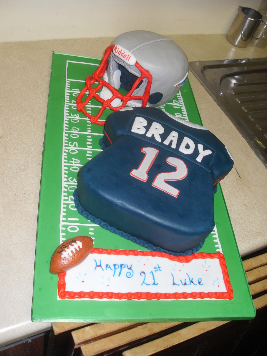 New England Patriots Birthday Cake
 New England Patriots Cake CakeCentral