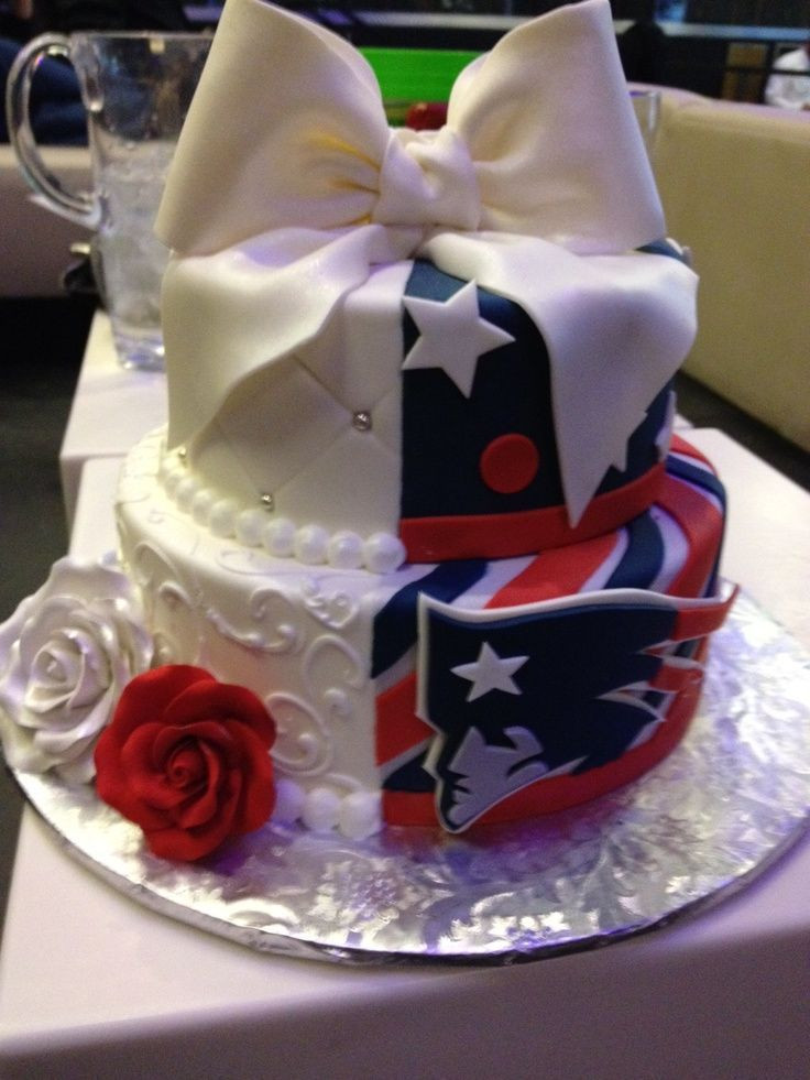 New England Patriots Birthday Cake
 Patriot’s Day Wedding – Bud ed Wedding