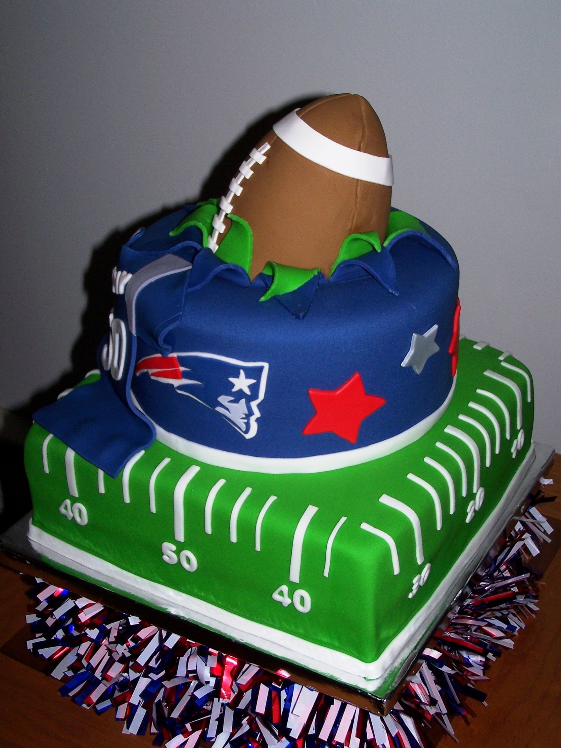 New England Patriots Birthday Cake
 New England Patriots CakeCentral