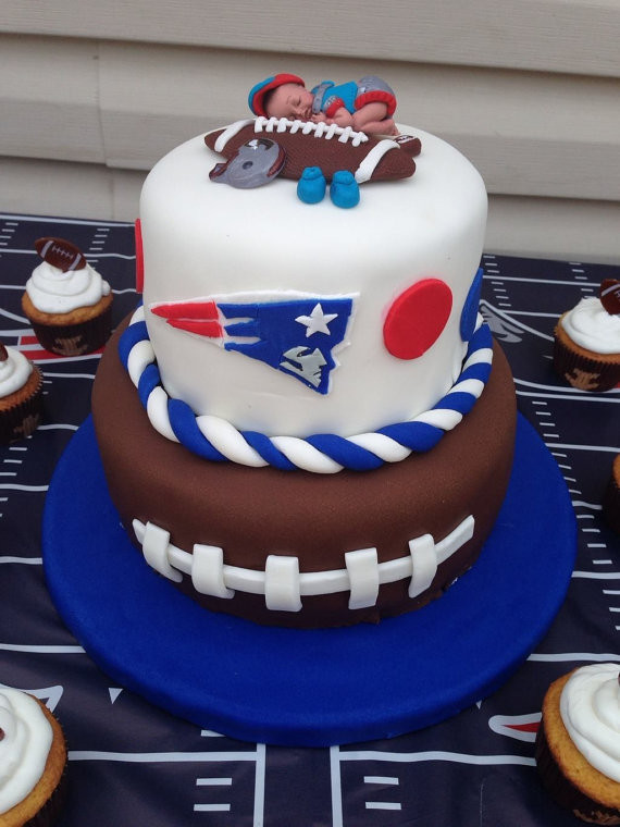 New England Patriots Birthday Cake
 Patriots Fondant Baby Baby Cake Topper Great for your home