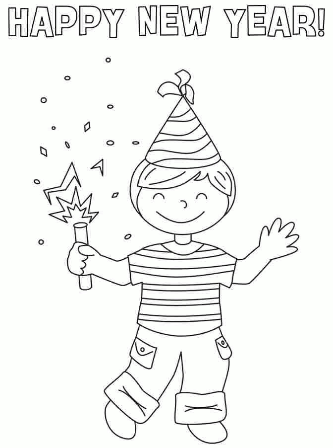 New Year Coloring Pages For Kids
 Happy New Year Coloring Pages Best Coloring Pages For Kids