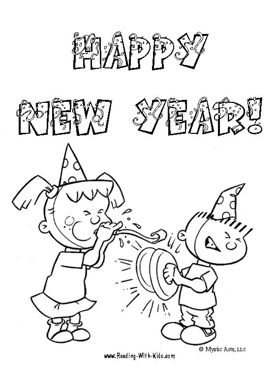 New Year Coloring Pages For Kids
 New Year Coloring Pages New Year s Coloring Pages for
