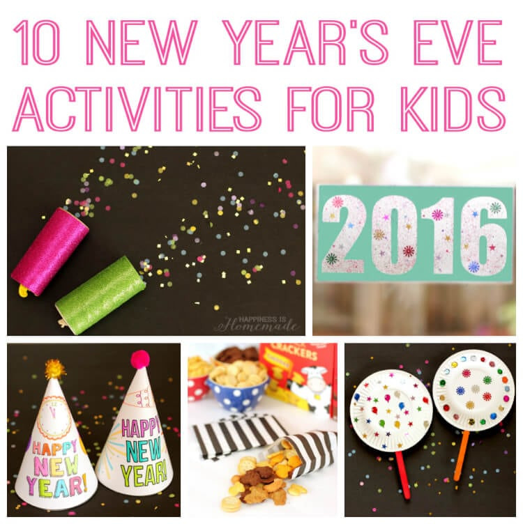 New Year Craft For Kids
 10 New Year s Eve Activities for Kids Happiness is Homemade