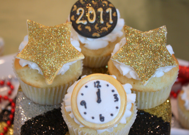 New Year Eve Cupcakes
 Happy New Year Cupcakes
