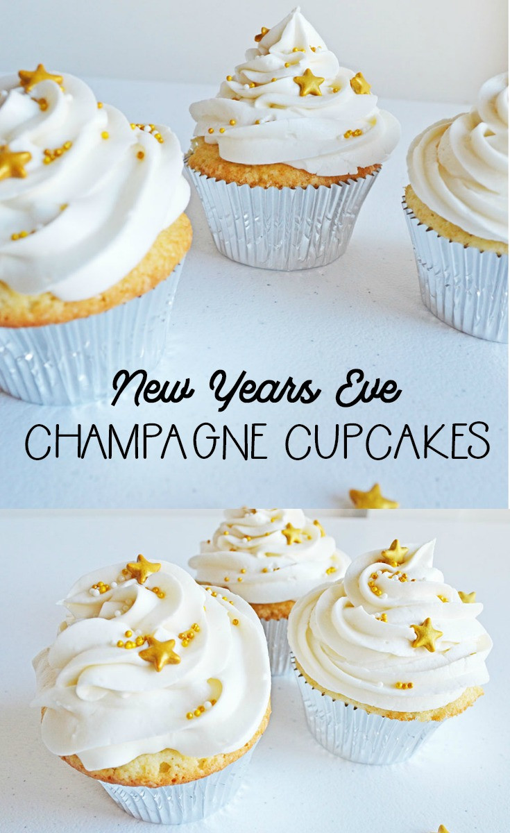 New Year Eve Cupcakes
 New Years Eve Champagne Cupcakes