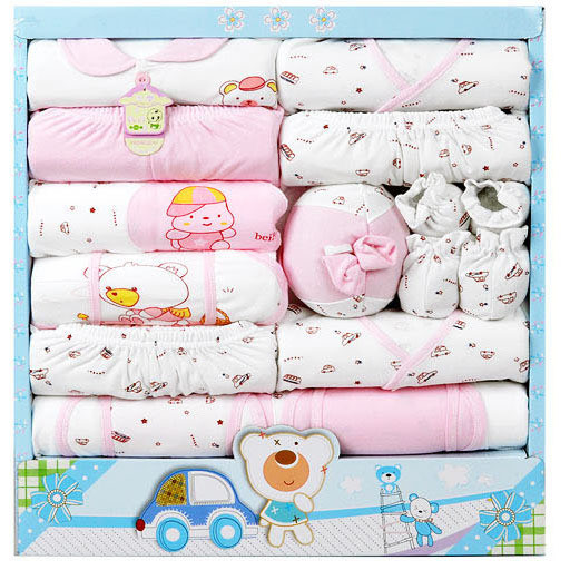 Newborn Baby Gift Sets
 Retail New 2014 High Quality Cotton 18pcs Baby
