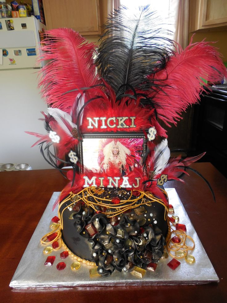 Nicki Minaj Birthday Cake
 12 best Cakes images on Pinterest