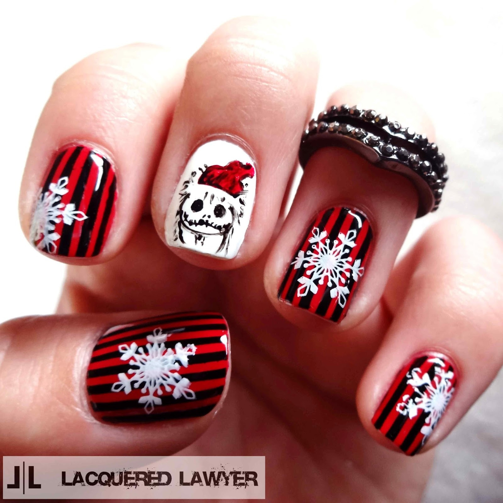 Nightmare Before Christmas Nail Designs
 Lacquered Lawyer