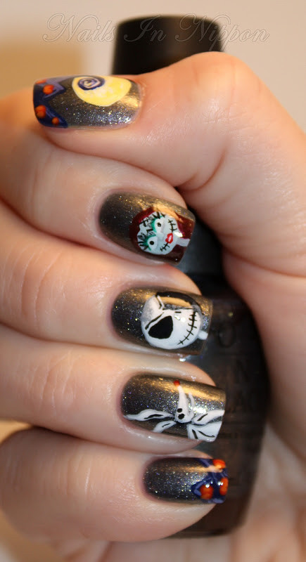 Nightmare Before Christmas Nail Designs
 Nails In Nippon Halloween The Nightmare Before Christmas
