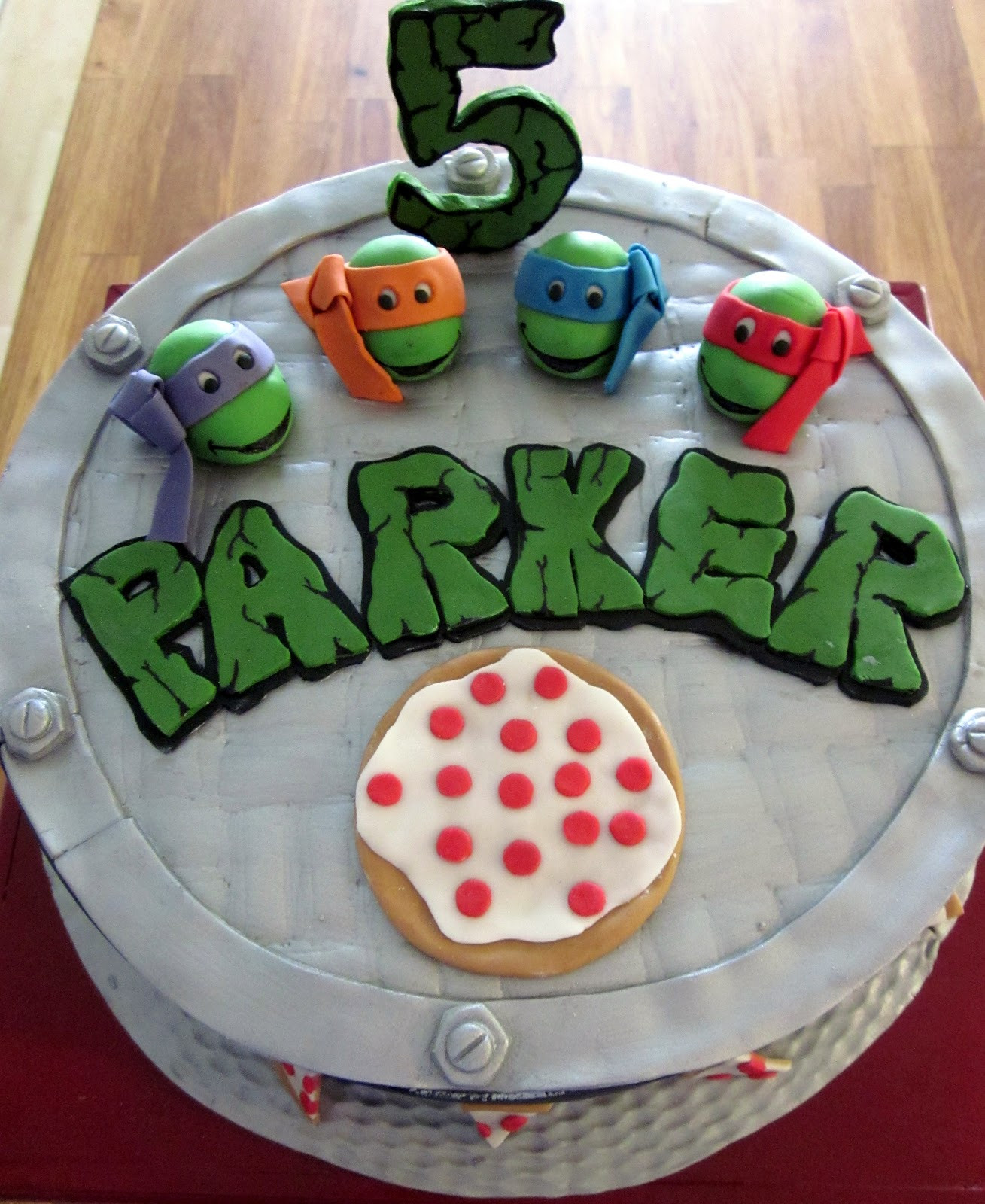 Ninja Turtles Birthday Cake
 Darlin Designs Teenage Mutant Ninja Turtle Birthday Cake