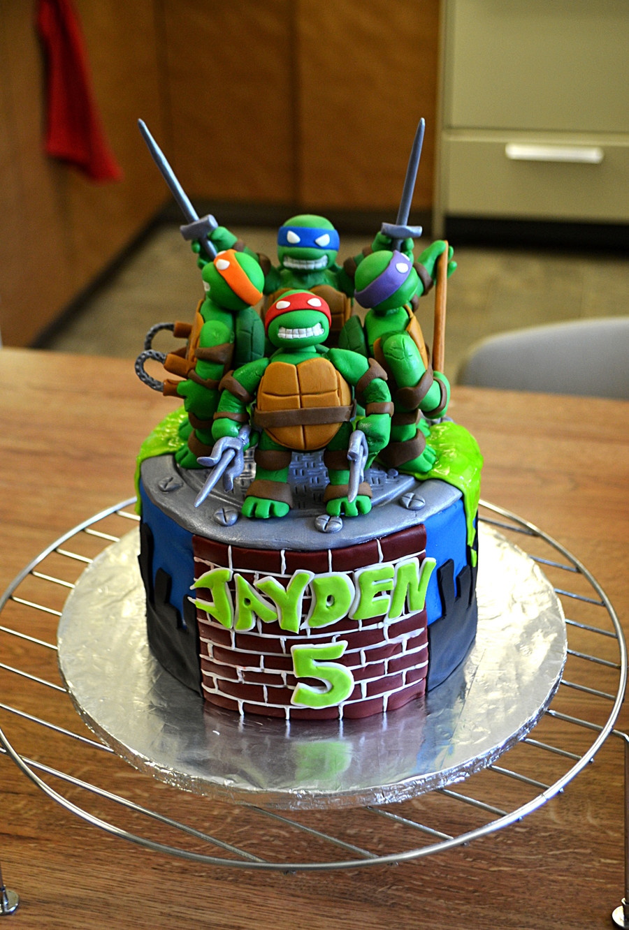 Ninja Turtles Birthday Cake
 Tmnt Cake CakeCentral