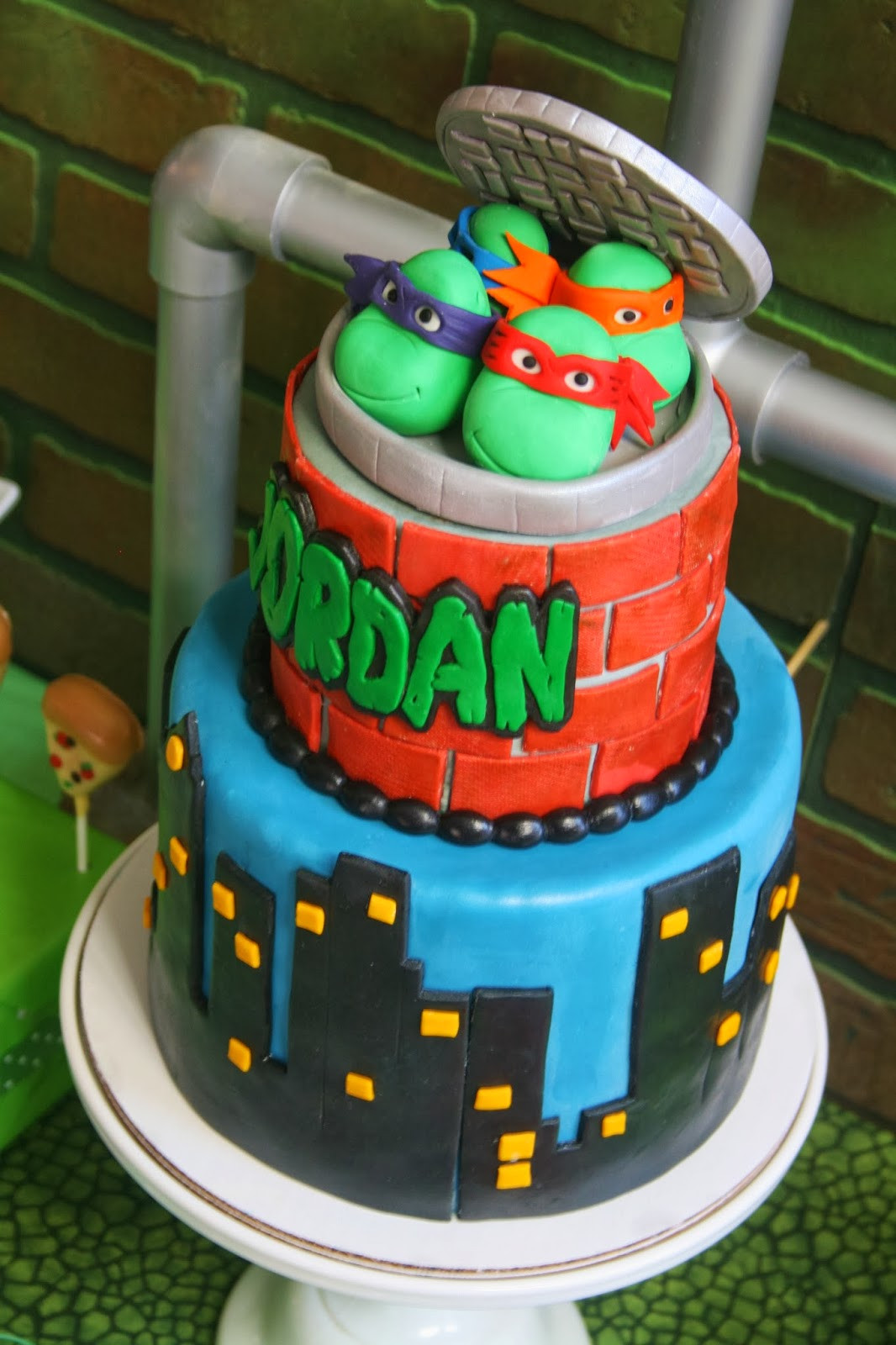 Ninja Turtles Birthday Cake
 And Everything Sweet Teenage Mutant Ninja Turtle