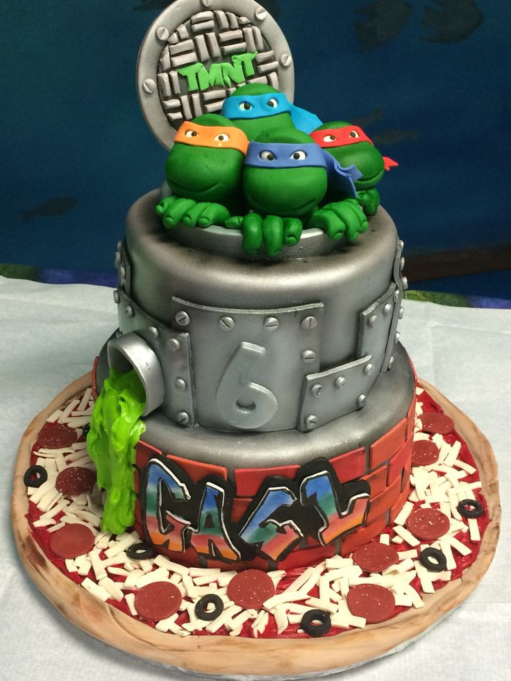 Ninja Turtles Birthday Cake
 The 25 best Ninja turtle cakes ideas on Pinterest