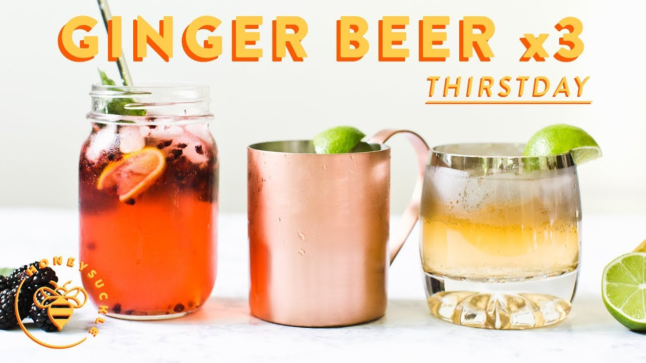 Non Alcoholic Ginger Beer Cocktails
 3 GINGER BEER COCKTAILS & Non Alcoholic 💥 THIRSTDAYS