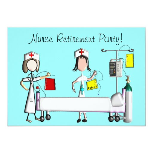 Nurse Retirement Party Ideas
 Nurse Retirement Party Invitations Hospital Design