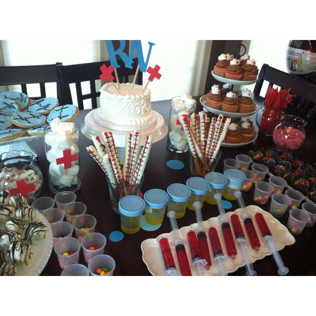 Nursing School Graduation Party Ideas
 Dessert Snack for a nursing school gradation party