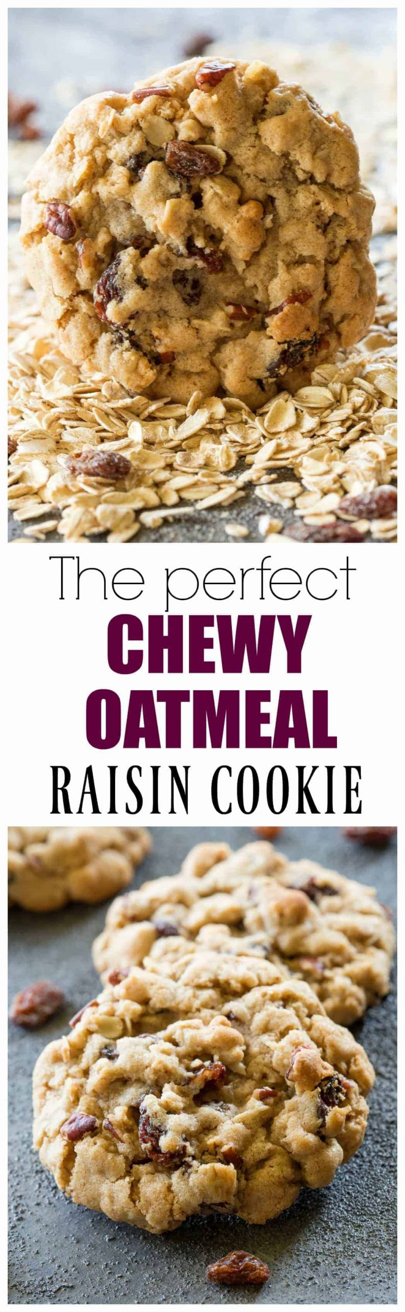Oatmeal Raisin Cookies Chewy
 Chewy Oatmeal Raisin Cookie The Girl Who Ate Everything