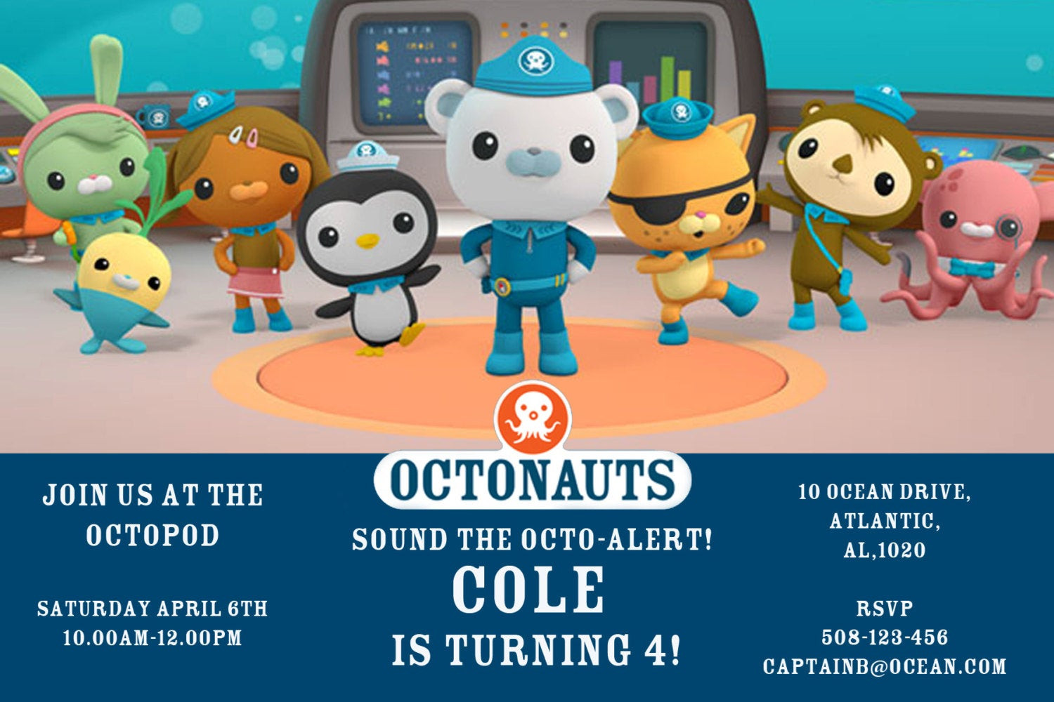 25 Of the Best Ideas for Octonauts Birthday Invitations – Home, Family ...