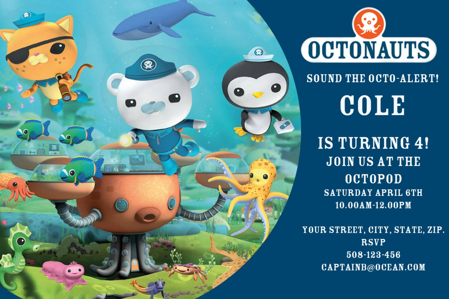 25 Of the Best Ideas for Octonauts Birthday Invitations Home, Family