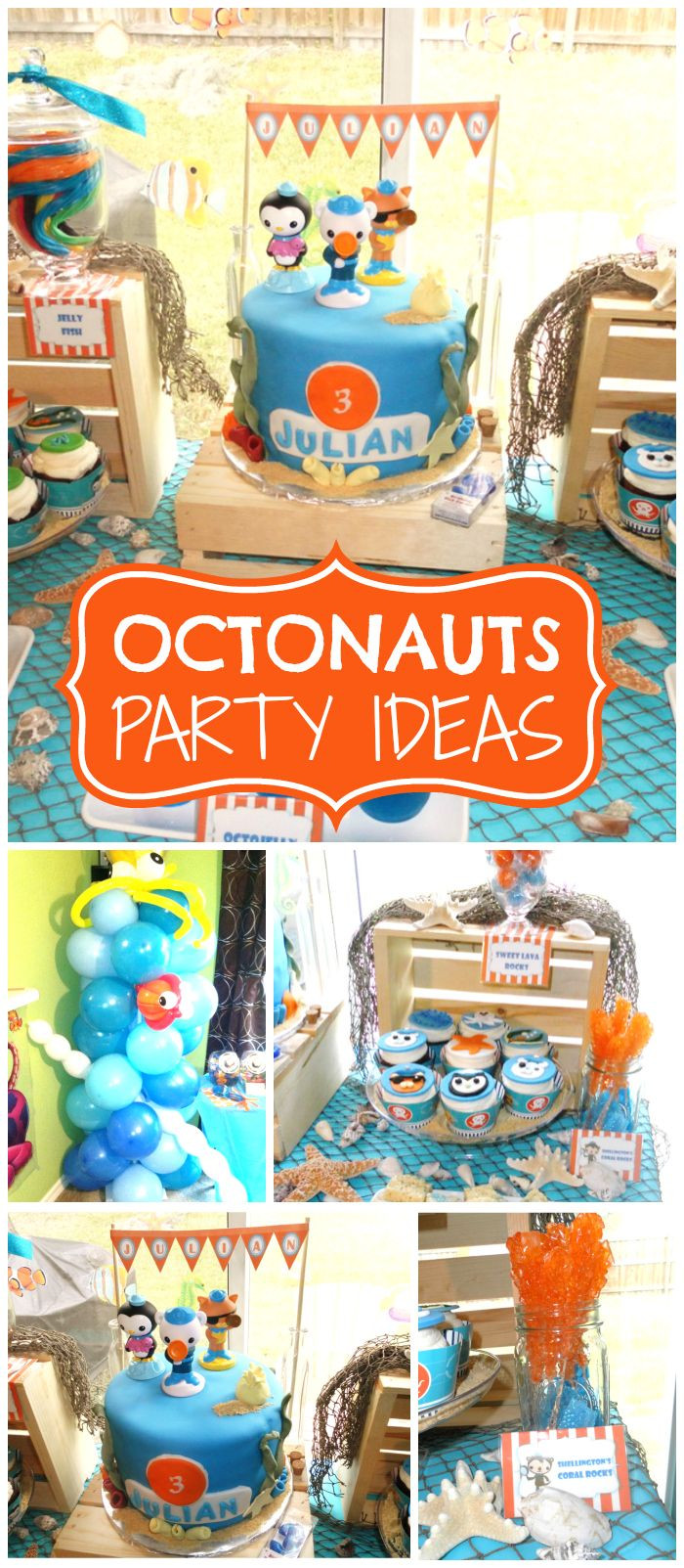Octonauts Birthday Party Decorations
 An Octonauts themed birthday party with fun party