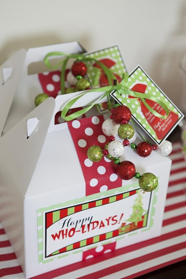 Office Christmas Party Favor Ideas
 Kids Grinch Inspired Christmas party Favor Ideas