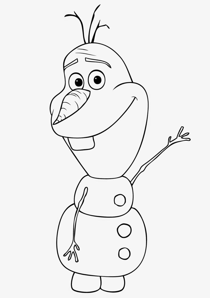 Olaf Printable Coloring Pages
 olaf the snowman coloring pages Crafts