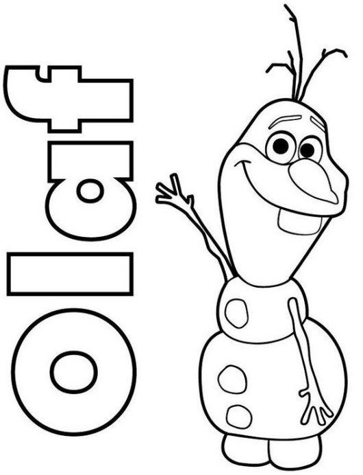 Olaf Printable Coloring Pages
 Trendy Disney Printable Coloring Pages For Kids Frozen