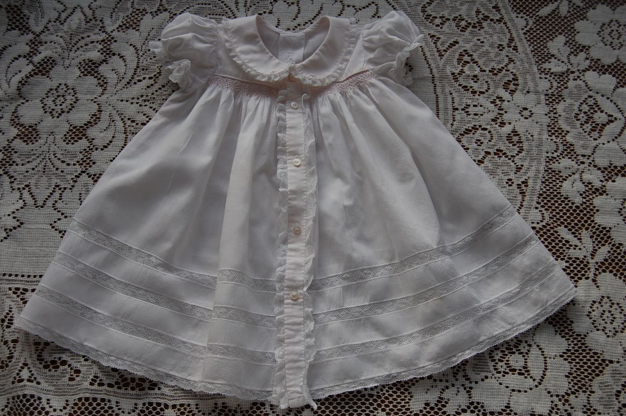 Old Fashion Baby Clothes
 The Old Fashioned Baby Sewing Room Pink Smocked Baby Clothes