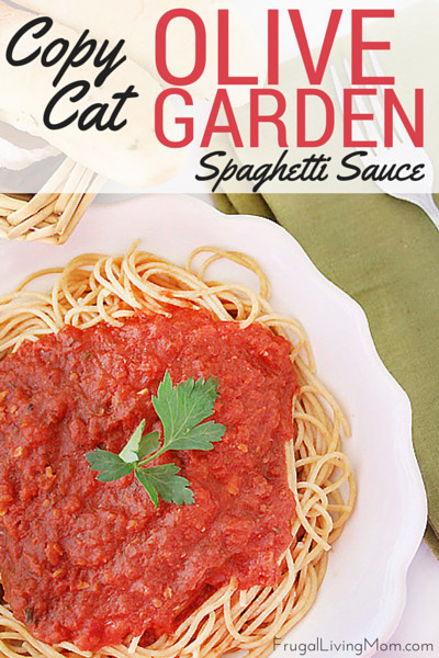 Olive Garden Spaghetti Sauce Recipes
 Copycat Olive Garden Spaghetti Sauce