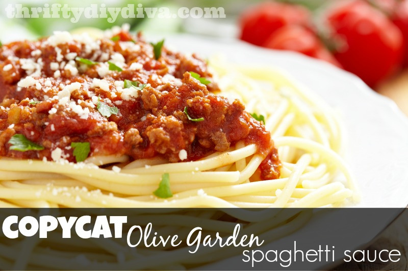 Olive Garden Spaghetti Sauce Recipes
 Copycat Olive Garden Spaghetti Sauce Recipe