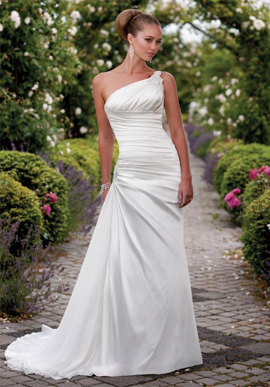 One Shoulder Wedding Dress
 e Shoulder Wedding Dresses 2011