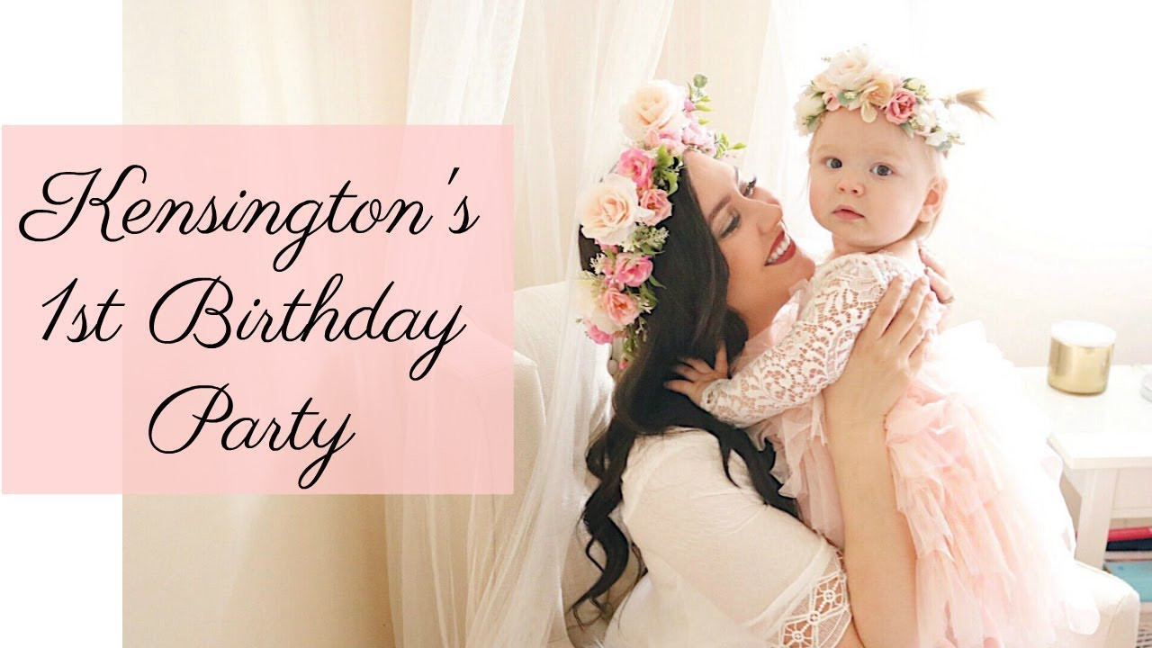 One Year Old Birthday Party Ideas
 1st Birthday party 1 year old baby update Princess