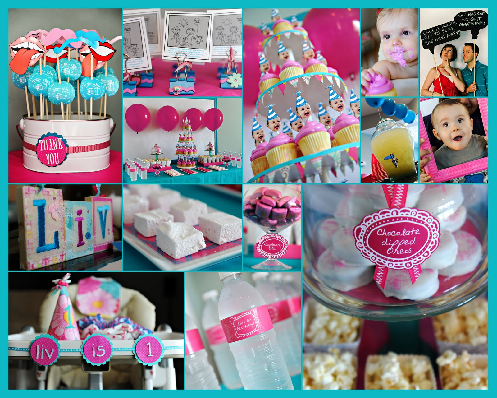 One Year Old Birthday Party Themes
 Elle Belle Creative e Year Old in a Flash A First
