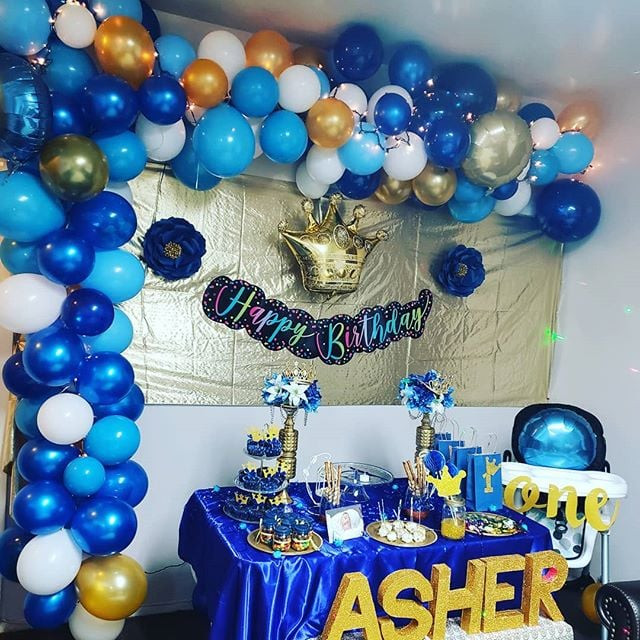 One Year Old Birthday Party Themes
 Royal Blue