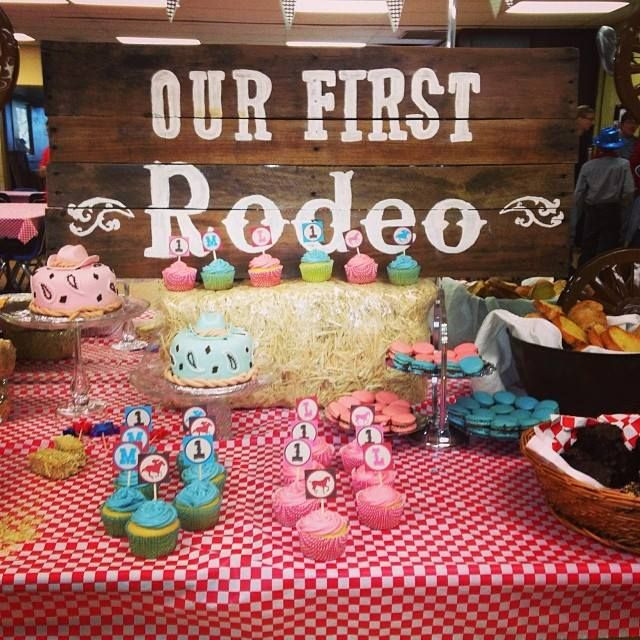 One Year Old Birthday Party Themes
 Cowboy Themed First Birthday Party