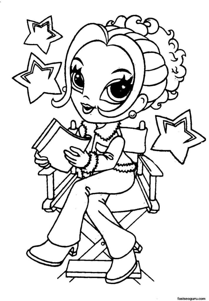 Online Coloring Pages For Girls
 Free Printable Cute Coloring Pages for Girls Quotes That