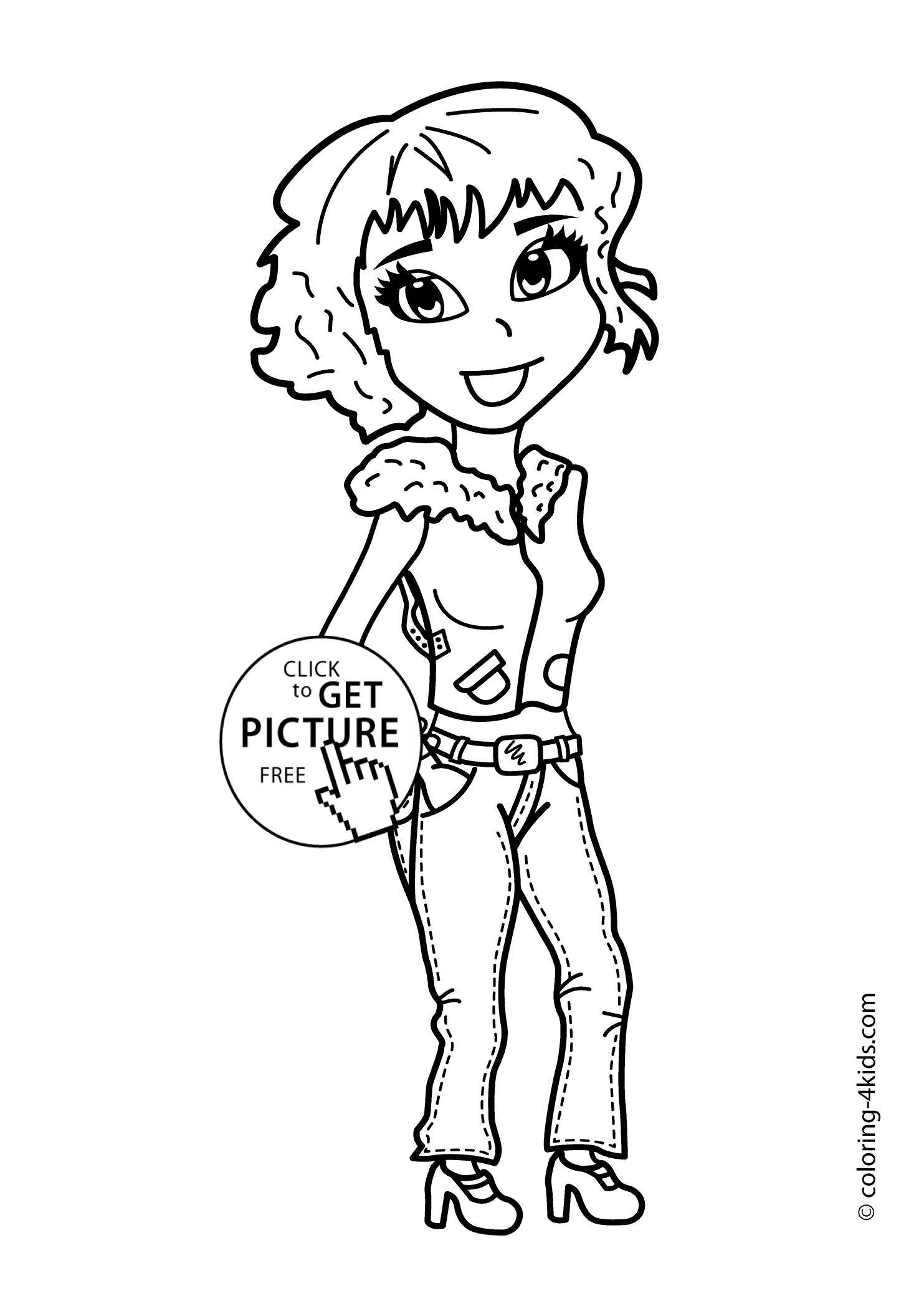 Online Printable Coloring Pages For Girls
 Pretty coloring pages for girls printable coloring pages