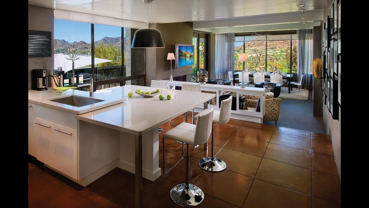 Open Kitchen Design Ideas
 Open Kitchen With Hall Living Room Design Ideas 2019