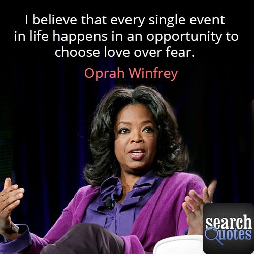Oprah Motivational Quotes
 Oprah Inspirational Quotes About Fear QuotesGram