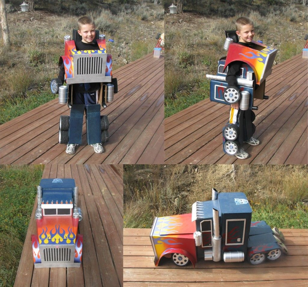 Optimus Prime Costume DIY
 Transforming Optimus Prime Costumes