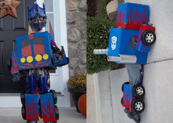 Optimus Prime Costume DIY
 Creative costumes for kids The Washington Post
