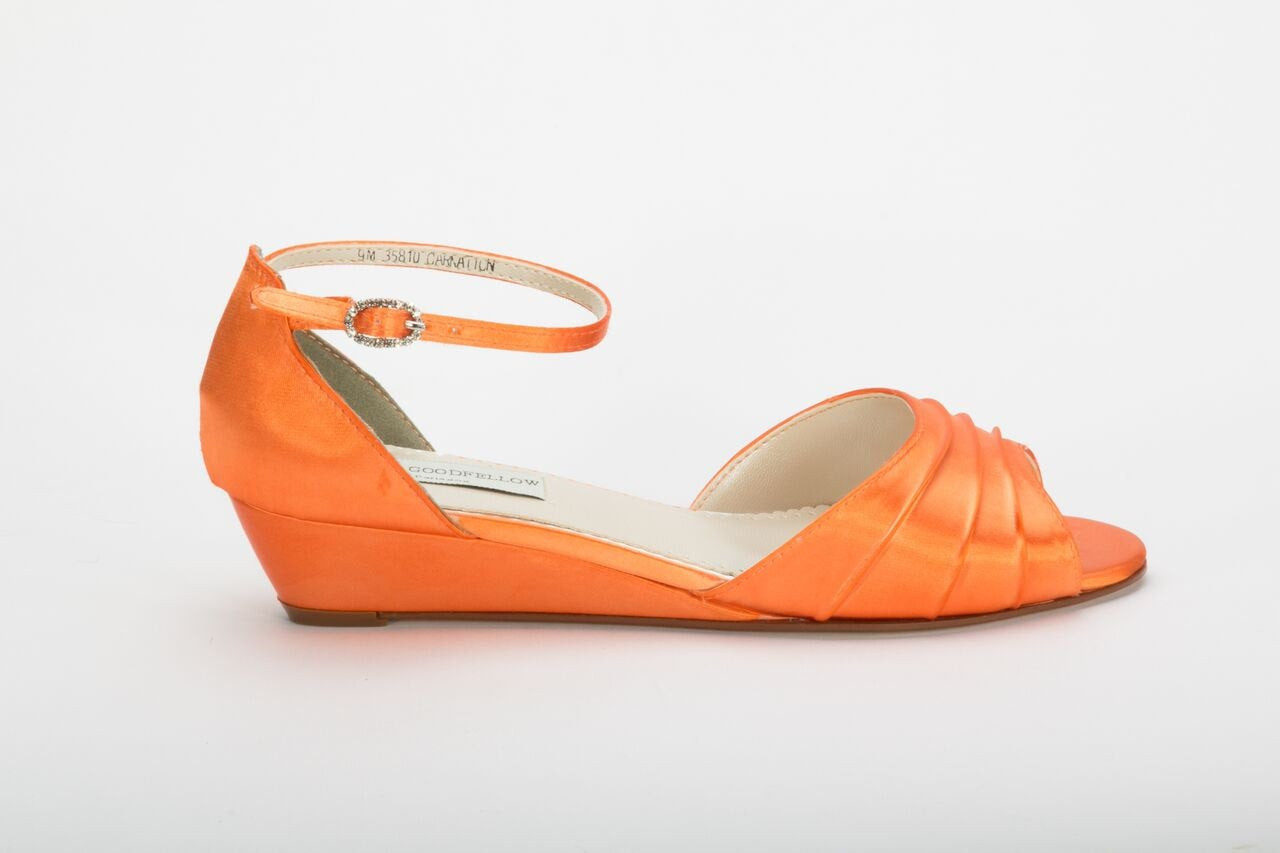 Orange Shoes Wedding
 Orange Wedding Shoe Wedding Shoes Orange Wedge Wedding