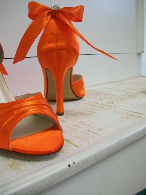 Orange Shoes Wedding
 Wedding Shoes 3 5 Over 100 Colors Orange Shoes Wedding