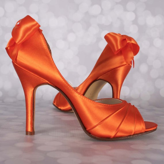 Orange Shoes Wedding
 Orange Wedding Shoes Orange Wedding Accessories Orange
