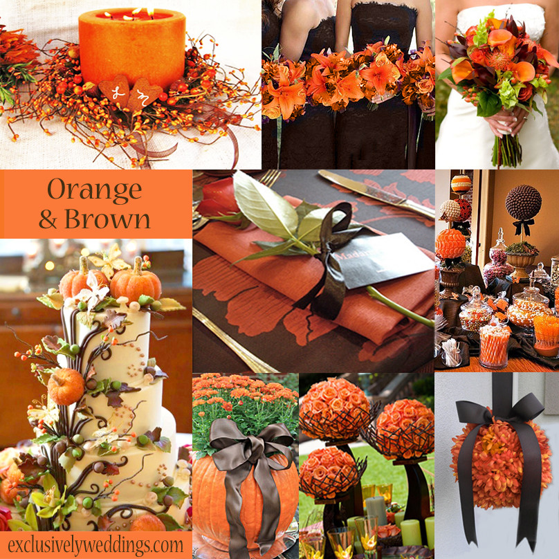 Orange Wedding Color Schemes
 TRENDING ORANGE WEDDING COLOR IDEAS FOR FALL 2014