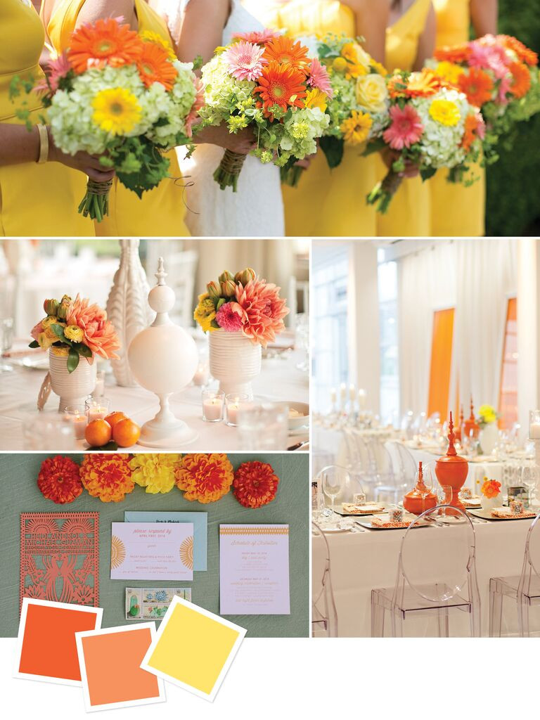 Orange Wedding Color Schemes
 15 Wedding Color bination Ideas for Every Season