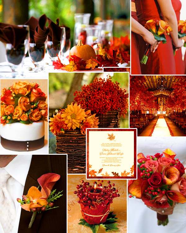 Orange Wedding Color Schemes
 Wedding By Designs Wedding Color binations Color
