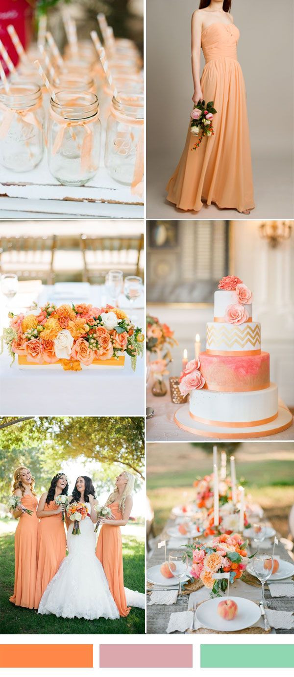 Orange Wedding Color Schemes
 25 Hot Wedding Color bination Ideas 2016 2017 and